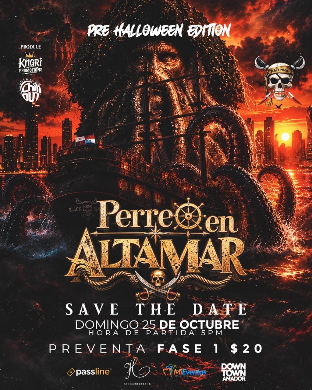 Perreo en Altamar - Pre Halloween Edition